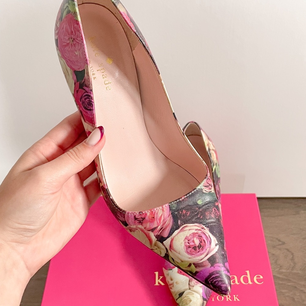 Floral Kate Spade Pointed Toe Pumps